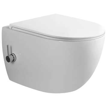 Унітаз-біде підвісний Mixxus Premium Ellipse-1301-R 500x365x350mm система змиву Rimless (MP6659) MP6659 фото