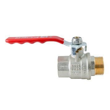 Кран кульовий 1 РГШ Вода Koer Extreme KE.215-25 Черона ручка (KR5752) KR5752 фото