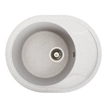 Гранітна мийка для кухні Valeso Onix 5847 матова Топаз SP000047386 фото