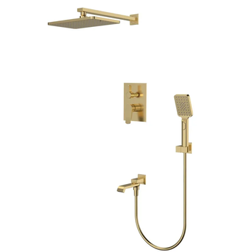 Вбудована душова система Mixxus Premium Dali 009 Inner Box Brushed Gold Золото (MI6767) MI6767 фото