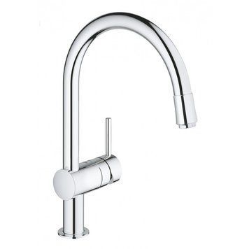 Змішувач для кухні з висувним виливом Grohe Minta (32918000) 32918000 фото