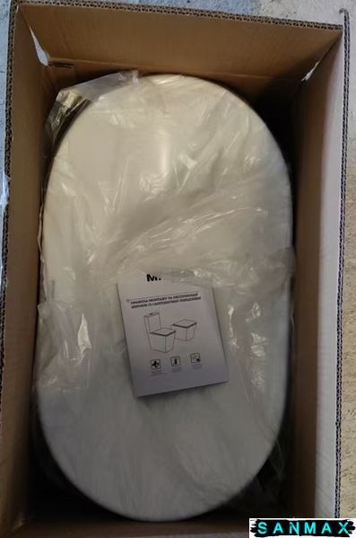 Раковина накладна Mixxus Premium Wave-0105 620х360х160mm (MP6555) MP6555 фото