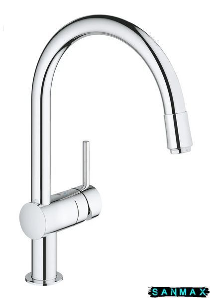 Змішувач для кухні з висувним виливом Grohe Minta (32918000) 32918000 фото