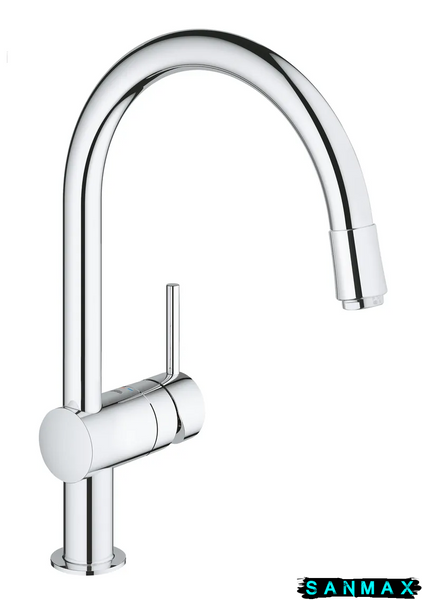 Змішувач для кухні з висувним виливом Grohe Minta (32918000) 32918000 фото