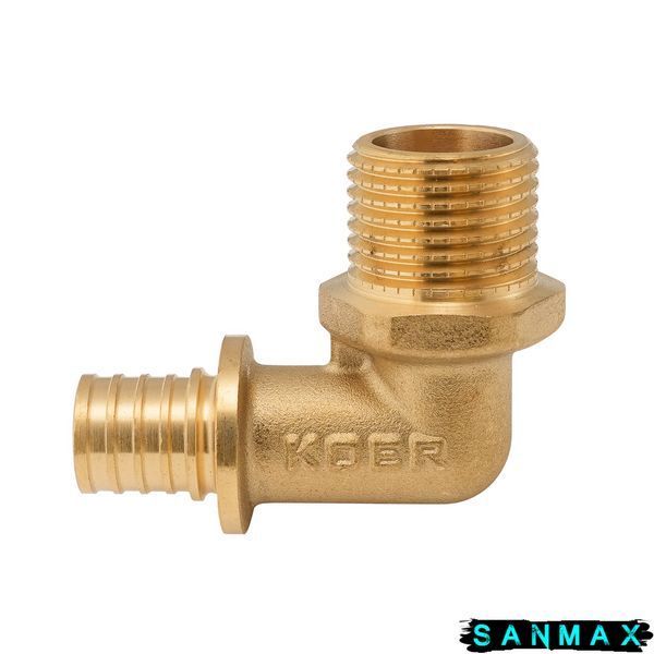 Кутник перехідний із ЗР Koer KA.L06M-16 - 16(2.2mm) x 1/2"M (KR4874) KR4874 фото