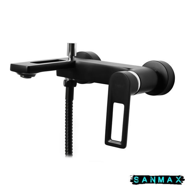 Змішувач для ванни Haiba Foster 009 чорний (HB0966) HB0966 фото
