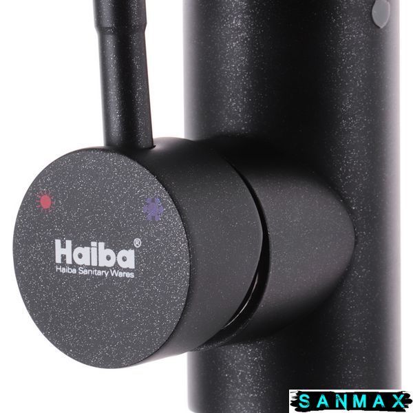 Змішувач для кухні на гайці Haiba SUS 011 Чорний (HB0993) HB0993 фото