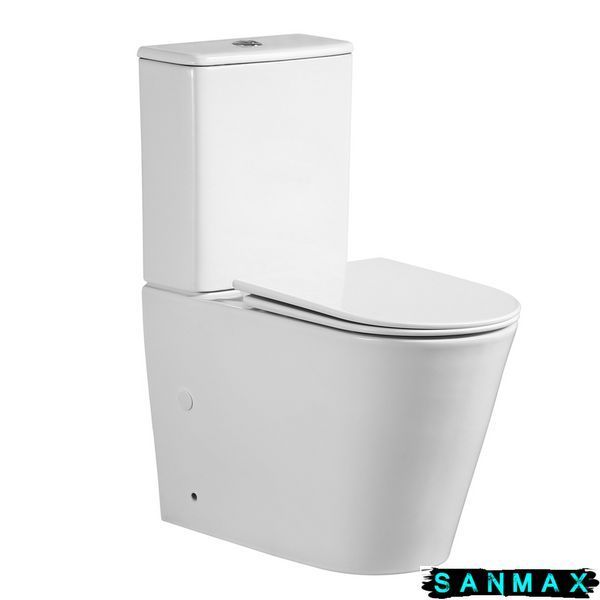 Чаша унітазу-компакту Mixxus Bevel-0407-T1 Bowl 630х350х795 Tornado 1.0 без сидіння (MI8350) MI8350 фото