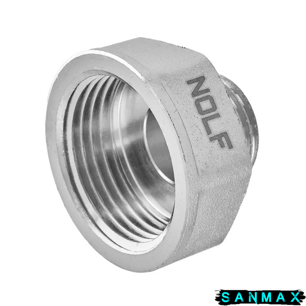 Перехід нікельований 1/4х1/2 Nolf Nfc.A0206-N (NF3087) NF3087 фото