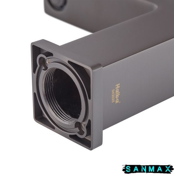 Змішувач для умивальника Haiba Kant 001 Графіт (HB9664) HB9664 фото