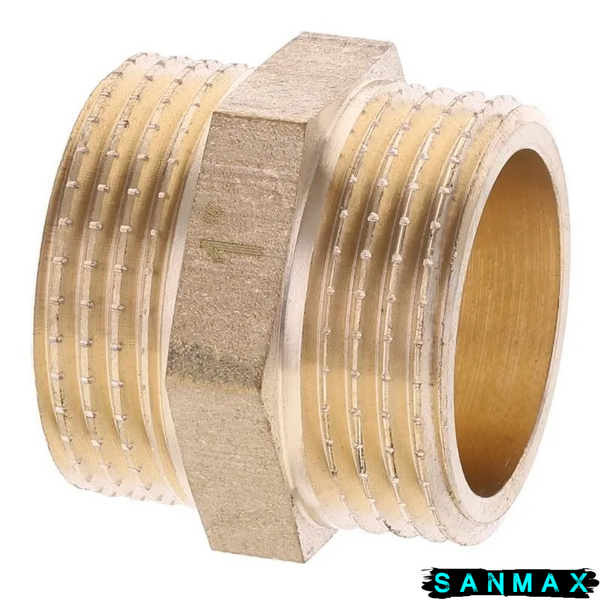Ніпель латунний 1 Koer WM.N10.WN (KR2993) KR2993 фото