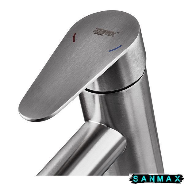 Змішувач для умивальника Zerix Fox-001-A Нерж (ZX5615) ZX5615 фото