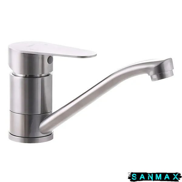 Змішувач для умивальника Champion ASA-004-15cm Нерж (CH6564) CH6564 фото
