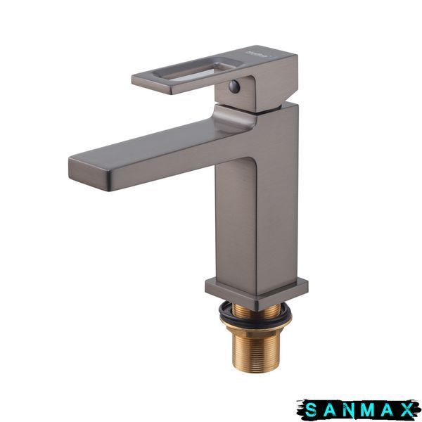 Змішувач для умивальника Haiba Kant 001 Графіт (HB9664) HB9664 фото