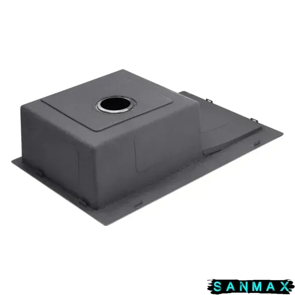 Кухонна інтегрована мийка Kroner Schwarze 7844HM PVD 3,0/1,0 мм CV025277 фото