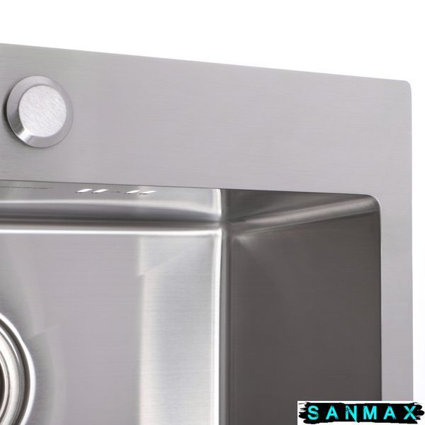 Кухонна інтегрована мийка Mixxus MX5843-200x1.0 Satin (MX0575) MX0575 фото