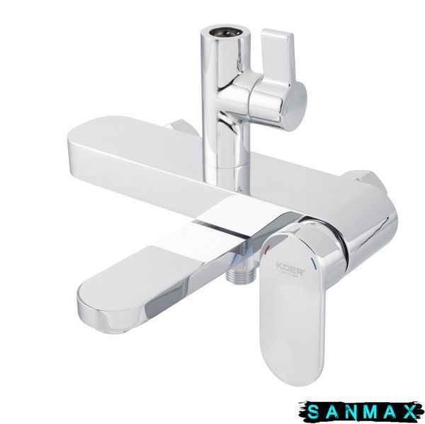 Душова система зі змішувачем Koer KB-56030-01, 3 функції Хром (KR5427) KR5427 фото