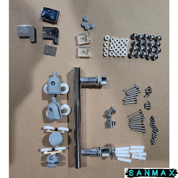 Душова кабіна з низьким піддоном Mixxus Hard SCT01-120x80x198-TR Chrome New прозоре скло 5мм (MI8428) MI8428 фото