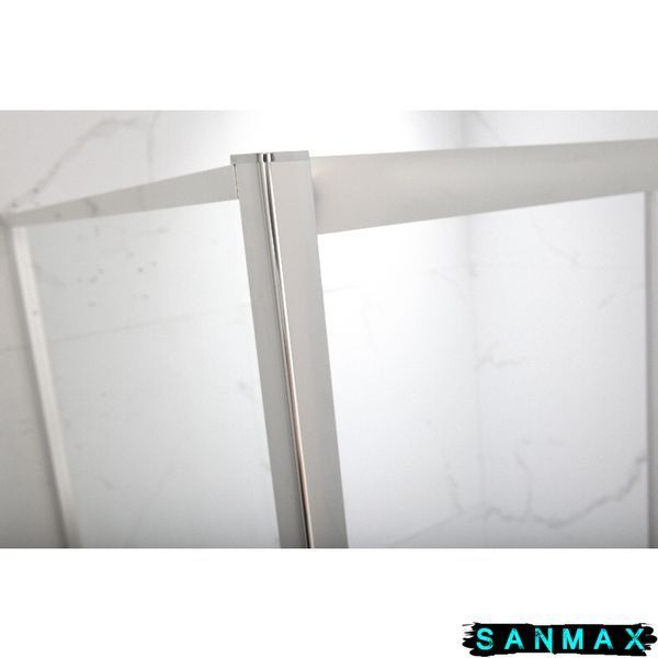 Душова кабіна з низьким піддоном Mixxus Hard SCT01-120x80x198-TR Chrome New прозоре скло 5мм (MI8428) MI8428 фото