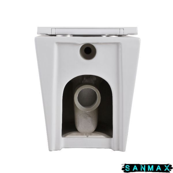 Унітаз підлоговий безбачковий Mixxus Premium Bevel-0702-T3 555х365х410mm система змиву Tornado 3.0 (MP6715) MP6715 фото