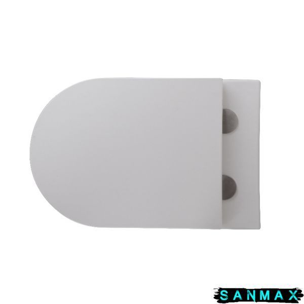 Унітаз підлоговий безбачковий Mixxus Premium Bevel-0702-T3 555х365х410mm система змиву Tornado 3.0 (MP6715) MP6715 фото