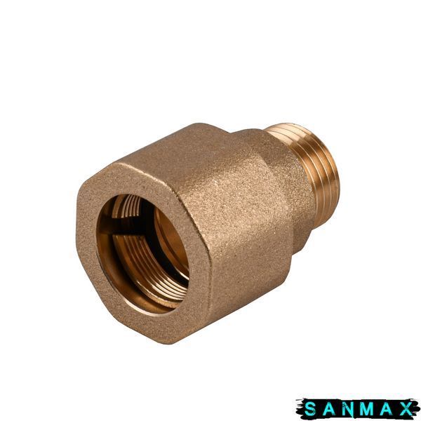 З`єднання зажимне пряме для труби &Oslash;22мм 1/2&Prime;З латунне LS332S OPTIMUM 000031015 фото