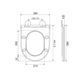 Унітаз підлоговий безбачковий Mixxus Premium Bevel-0702-T3 555х365х410mm система змиву Tornado 3.0 (MP6715) MP6715 фото 3