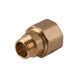 З`єднання зажимне пряме для труби &Oslash;22мм 1/2&Prime;З латунне LS332S OPTIMUM 000031015 фото 1