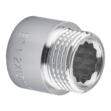 Подовжувач Europroduct EP.E015.Chr - 1/2"MF-15мм хром (EP6122) EP6122 фото