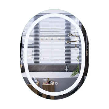 Дзеркало Mixxus Premium Ellipse MV05-80x60-Reverse (Led Touch, Anti-fog, димер (3-6,5kK)) (MP6642) MP6642 фото