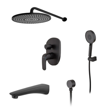 Вбудована душова система Koer KB-64008-05 Чорна (KR3477) KR3477 фото
