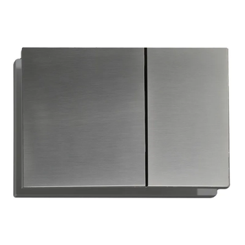 Панель змиву пластикова механіка Koer KT-0610-07 Квадратна Графіт (KR6138) KR6138 фото