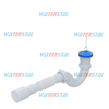 Сифон "Waterstal" д/душ піддону 1 1/2 40 з гнучкою трубою (А - 42589) А - 42589 фото