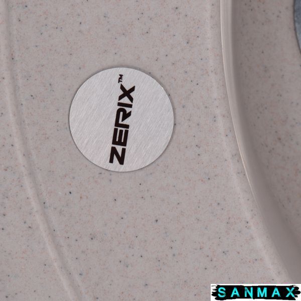 Мийка кухонна Zerix ZS-510R-07 Мармурова (ZX4534) ZX4534 фото