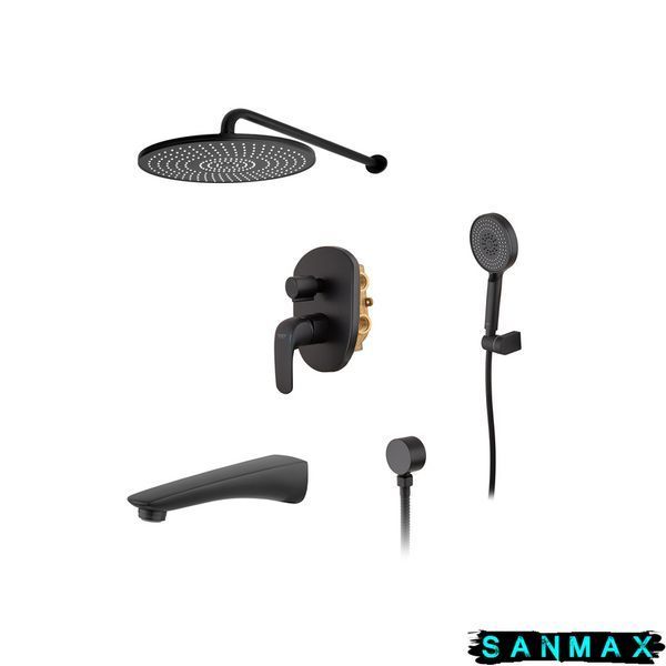 Вбудована душова система Koer KB-64008-05 Чорна (KR3477) KR3477 фото