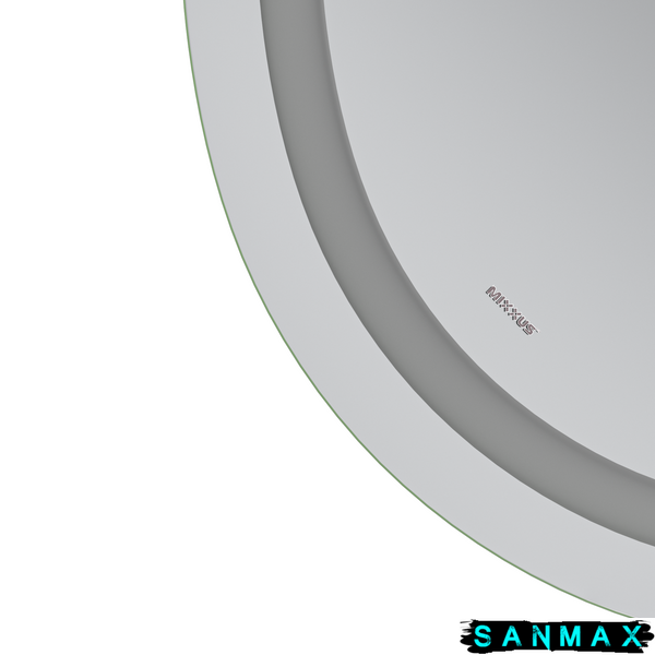 Дзеркало Mixxus Premium Ellipse MV05-80x60-Reverse (Led Touch, Anti-fog, димер (3-6,5kK)) (MP6642) MP6642 фото
