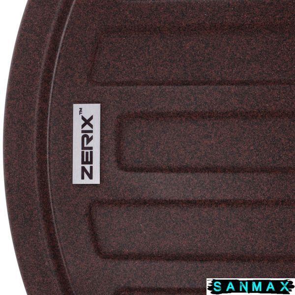 Мийка кухонна Zerix ZS-7750R-12 Коричнева (ZX4560) ZX4560 фото