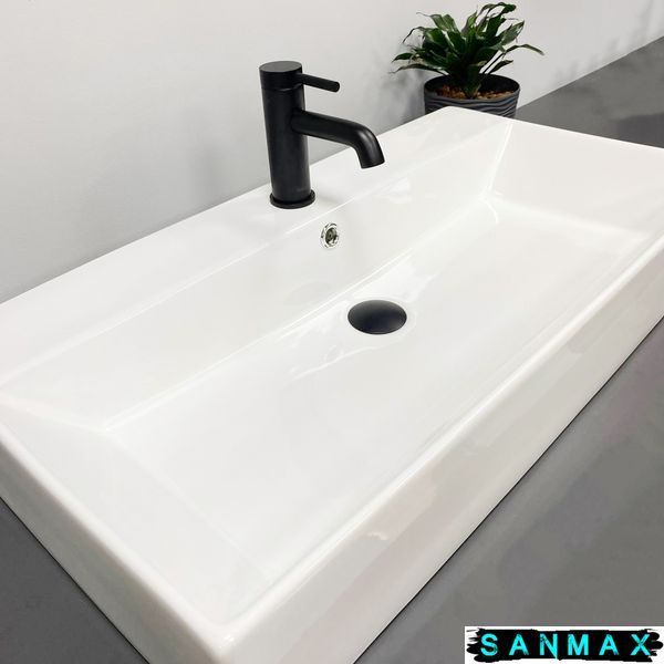 Умивальник накладний Vbi Pudua 80 Білий VBI-012204 фото