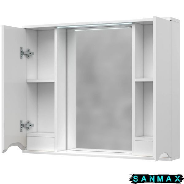 Амелія Шафа з дзерк. 90 ( 2 шкаф., біла ) 7608 фото