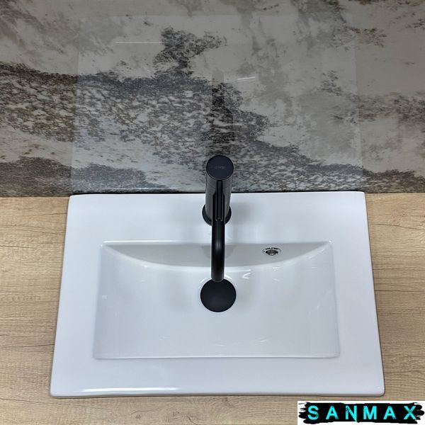 Умивальник врізний Vbi Teora 50 Білий VBI-018050 фото