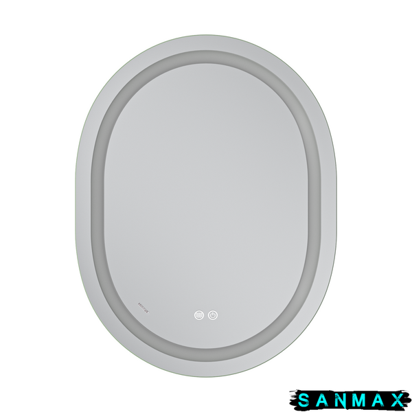 Дзеркало Mixxus Premium Ellipse MV05-80x60-Reverse (Led Touch, Anti-fog, димер (3-6,5kK)) (MP6642) MP6642 фото