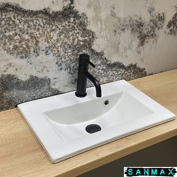Умивальник врізний Vbi Teora 50 Білий VBI-018050 фото