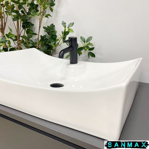 Умивальник накладний Vbi Viareggio L Білий VBI-016203 фото