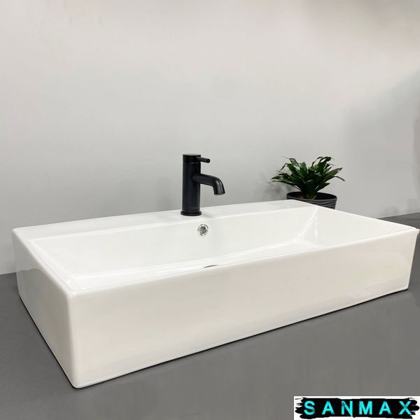 Умивальник накладний Vbi Pudua 80 Білий VBI-012204 фото
