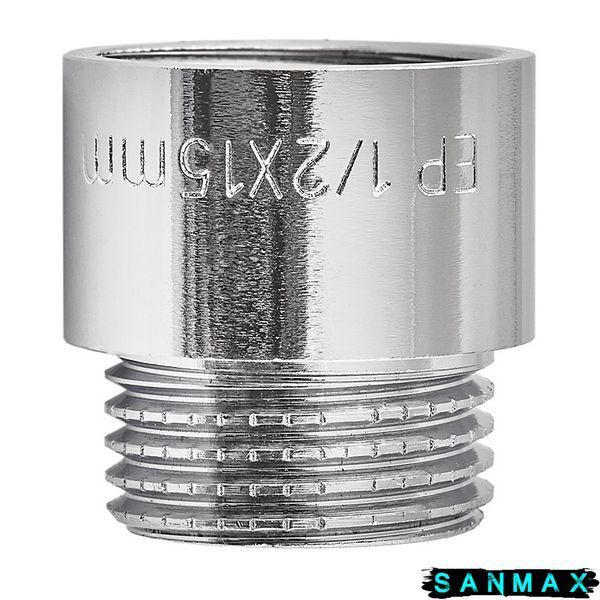Подовжувач Europroduct EP.E015.Chr - 1/2"MF-15мм хром (EP6122) EP6122 фото