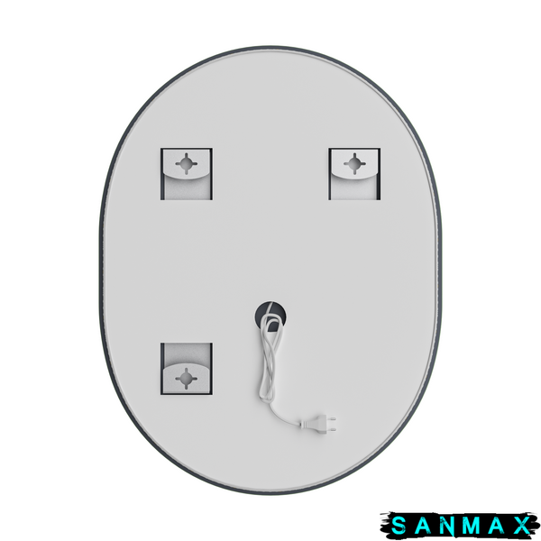 Дзеркало Mixxus Premium Ellipse MV05-80x60-Reverse (Led Touch, Anti-fog, димер (3-6,5kK)) (MP6642) MP6642 фото