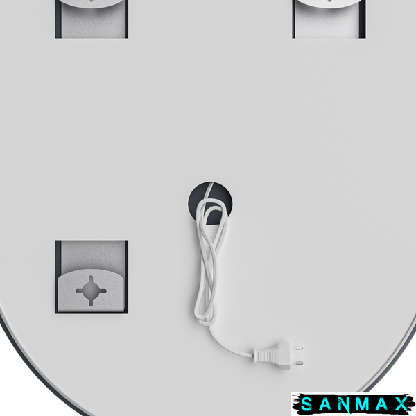 Дзеркало Mixxus Premium Ellipse MV05-80x60-Reverse (Led Touch, Anti-fog, димер (3-6,5kK)) (MP6642) MP6642 фото