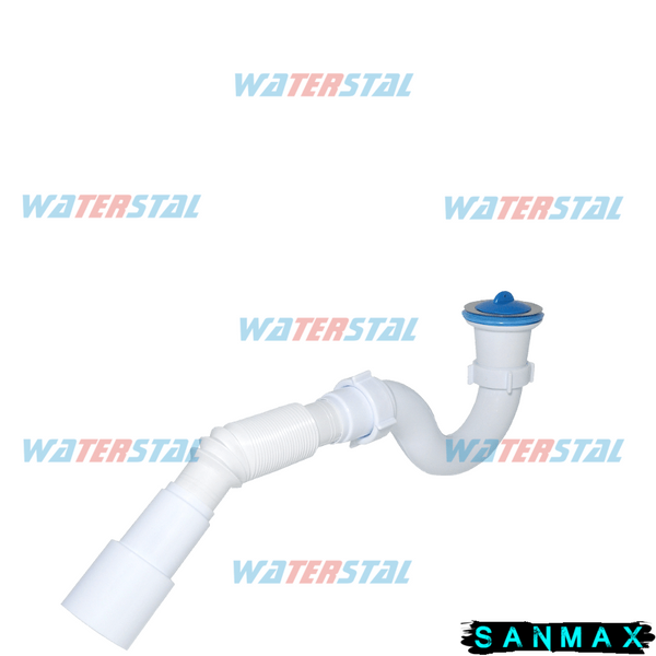 Сифон "Waterstal" д/душ піддону 1 1/2 40 з гнучкою трубою (А - 42589) А - 42589 фото