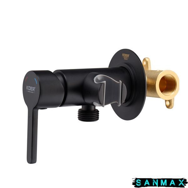 Змішувач для гігієнічного душу Koer KB-23029-05 Чорний (KR5493) KR5493 фото