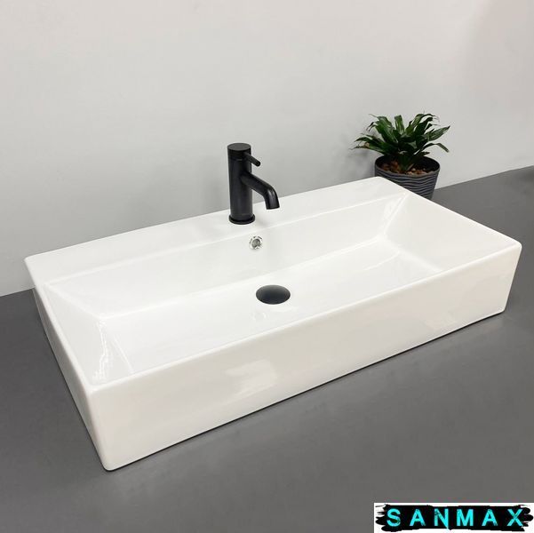 Умивальник накладний Vbi Pudua 80 Білий VBI-012204 фото